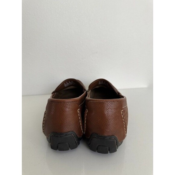 Cole Haan Kolin Limit Tan Tumbled Penny Loafer Pebbled Leather Brown Men's 13 - Picture 6 of 11